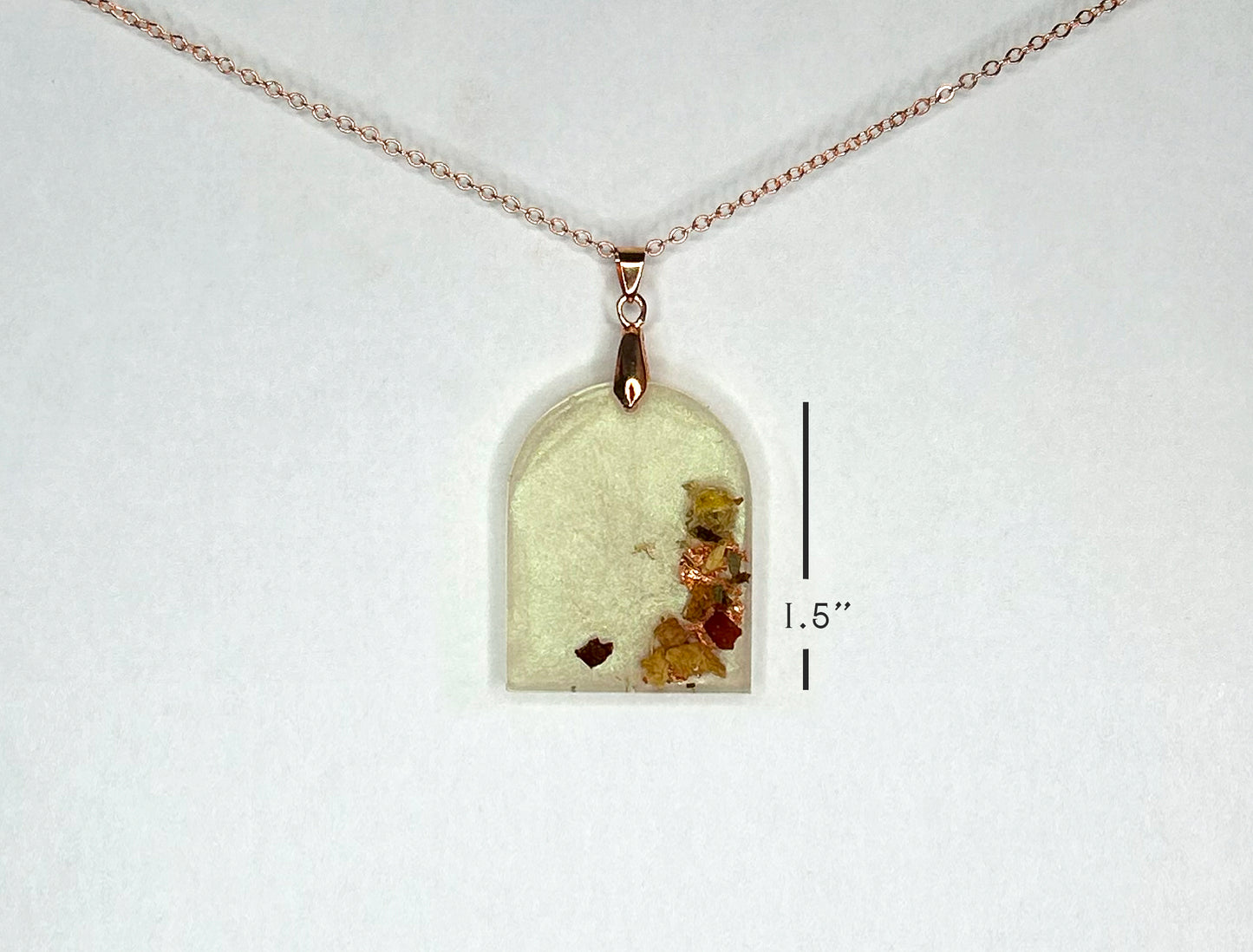 Tea Talismans: Herbal Rose Tea Necklace Style B