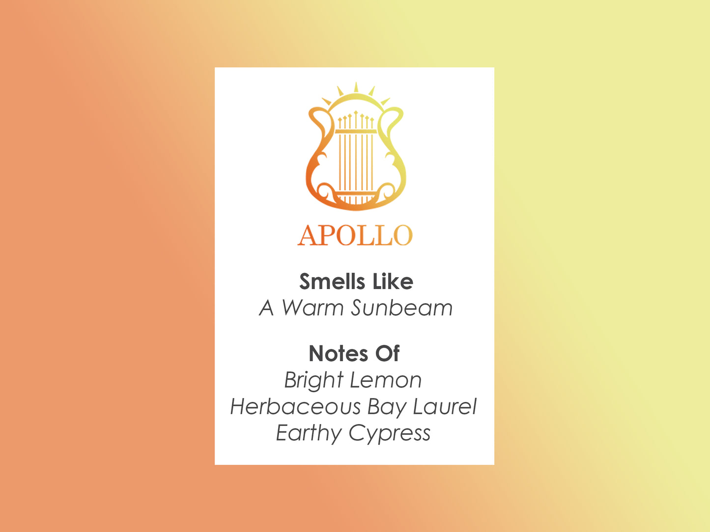 Apollo Potion Perfume