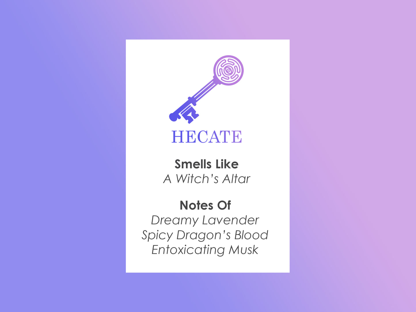 Hecate Potion Perfume