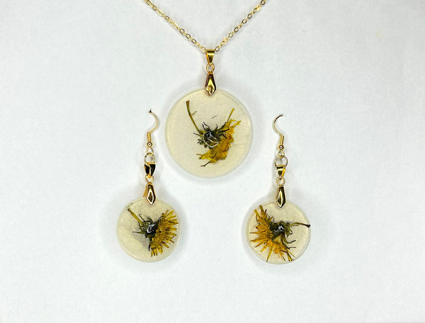 Urban Forage: Dandelion Jewelry Set