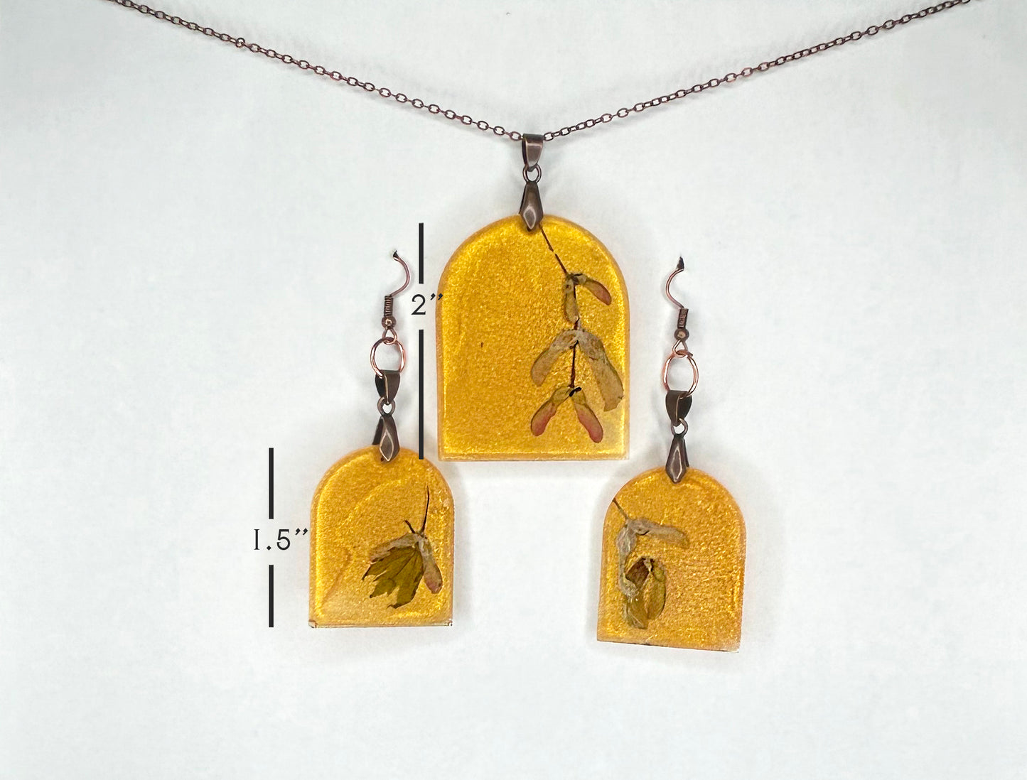 Urban Forage: Maple Tree Jewelry Set C