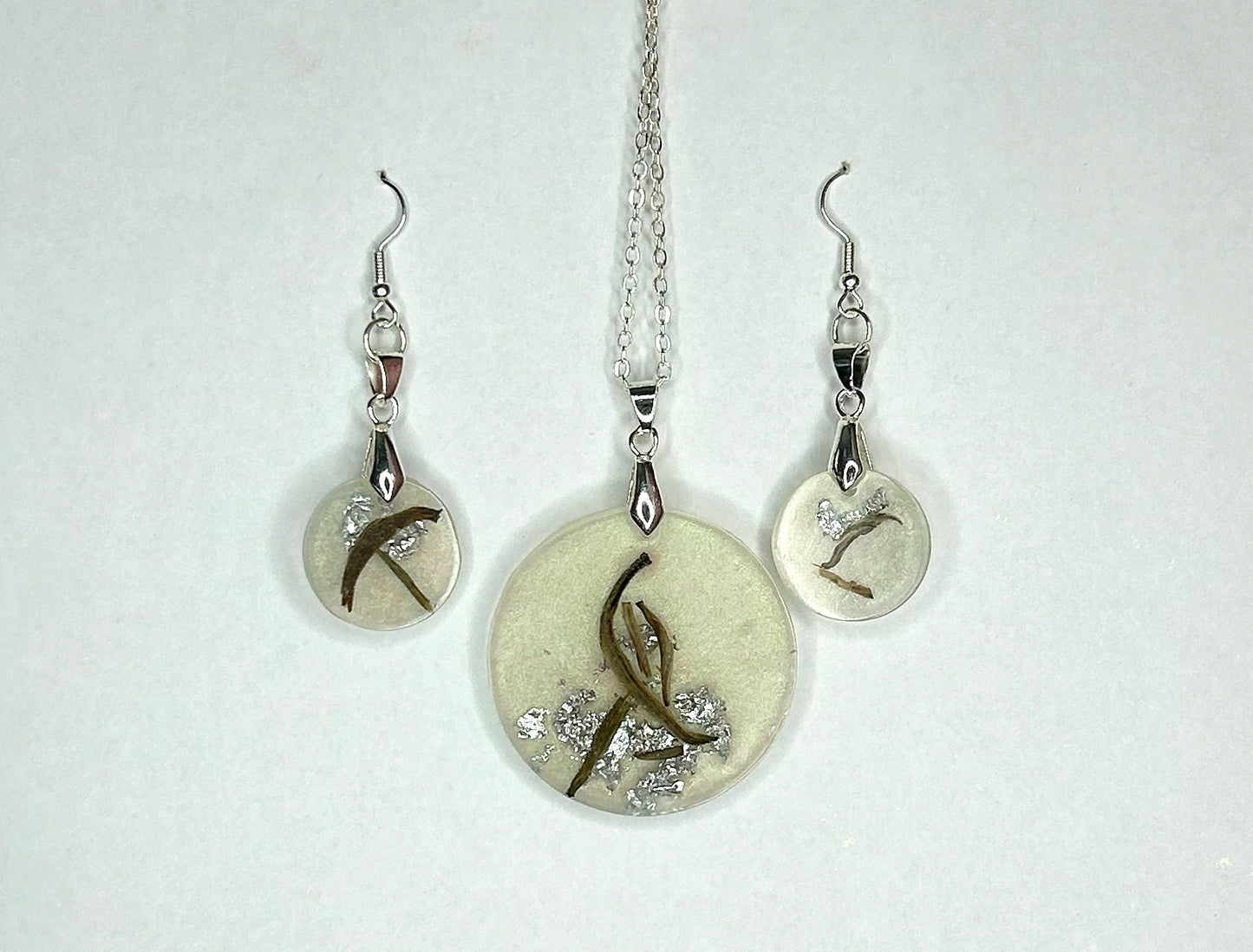 Tea Talismans: Silver Needle Jewelry Set