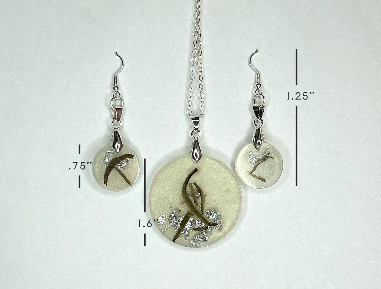 Tea Talismans: Silver Needle Jewelry Set