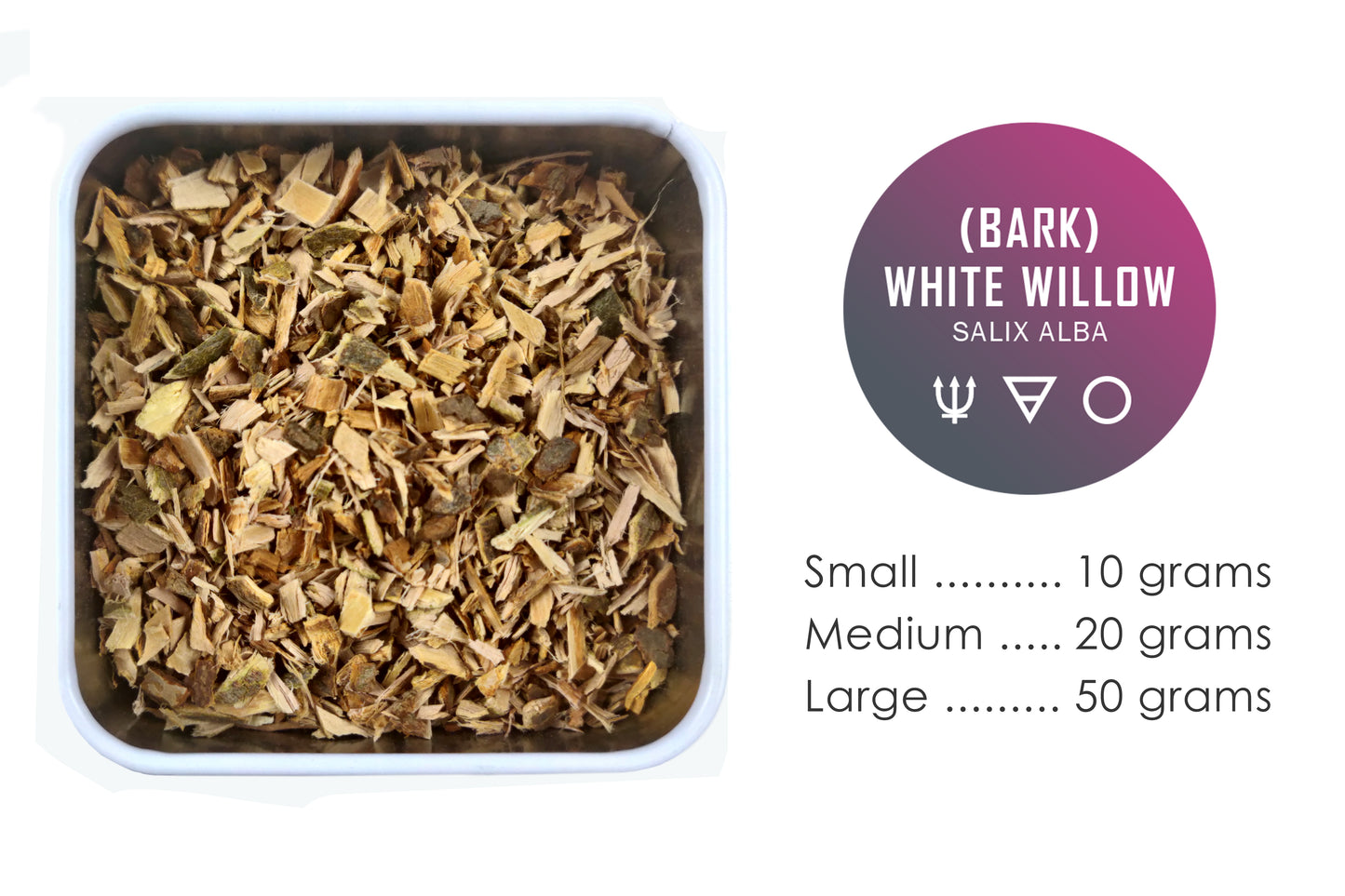 Spellwork Botanicals | White Willow (Bark)