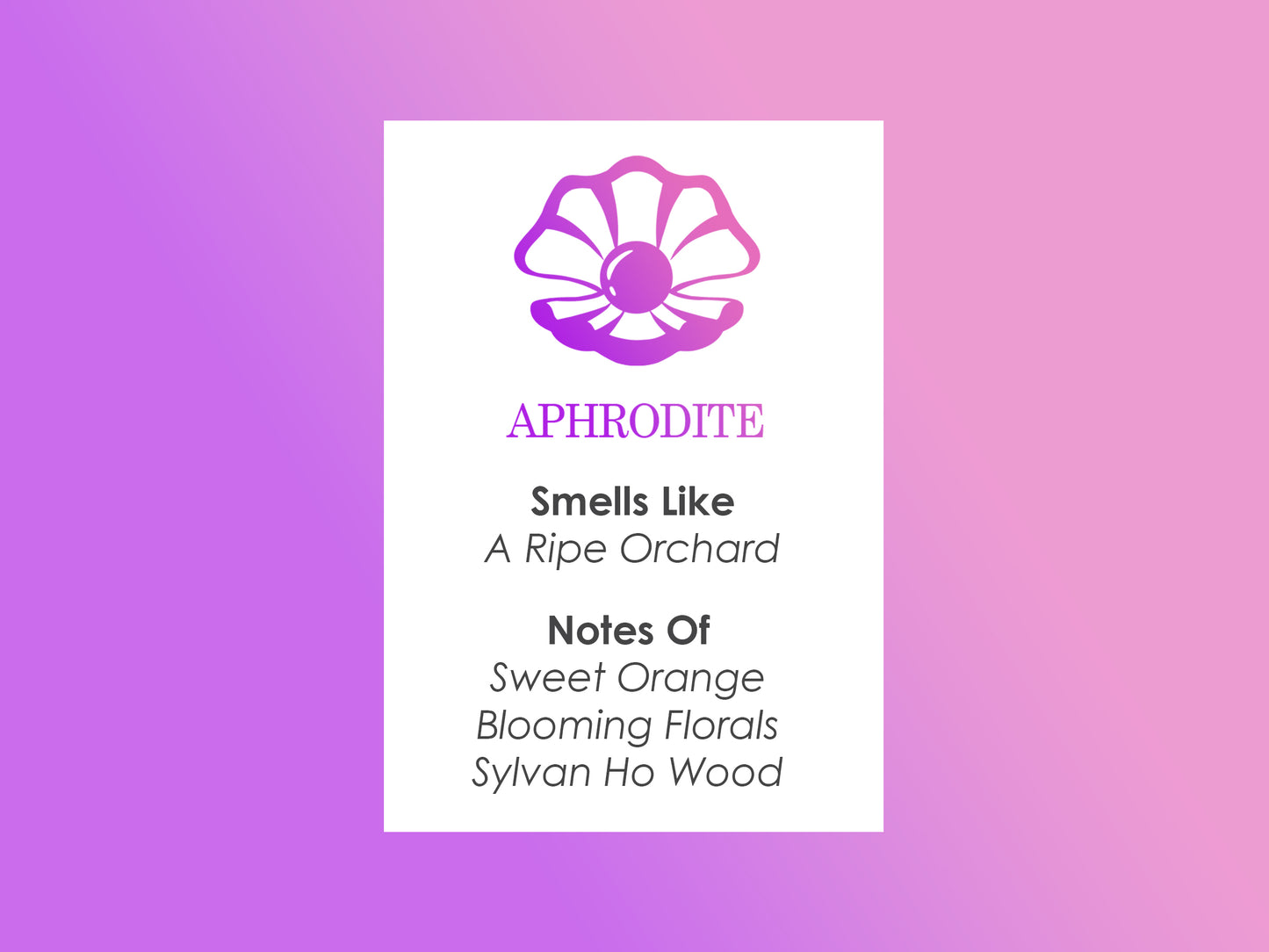 Aphrodite Potion Perfume